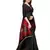 Black Printed Art Silk Saree With Blouse