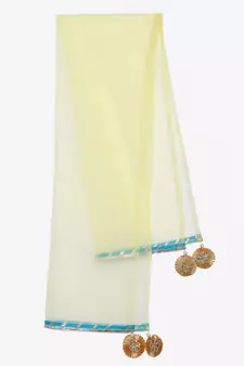 Saka Designs Pink Poly Chanderi Lehenga Choli With Dupatta