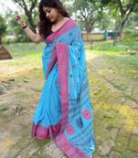 Bengali Cotton Jamdani Saree