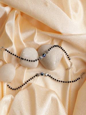 Black pearl anklets 4