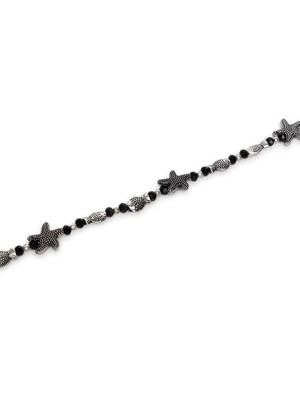 Black pearl anklets 4