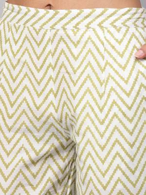 Blue printed cotton kurta-suits 2
