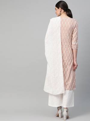 Mauve printed cotton kurta-suits 3