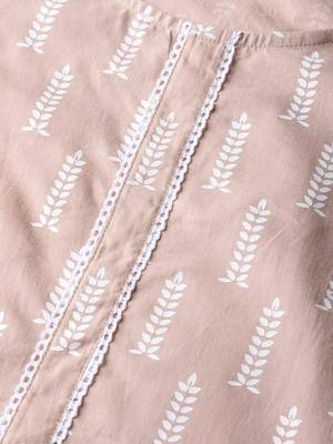 Mauve printed cotton kurta-suits 4