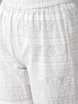 Pink printed cotton kurta-suits 5