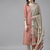 Red printed cotton kurta-suits