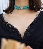 Turquoise onyx necklaces