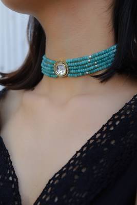 Turquoise onyx necklaces 2