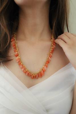 Orange necklaces 2