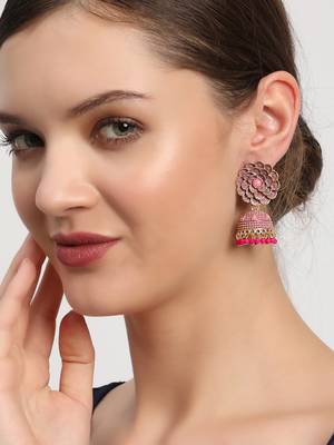 Pink earrings 2