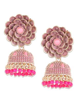 Pink earrings 3