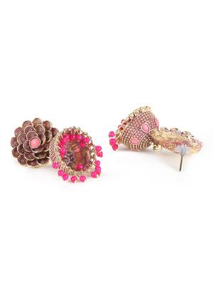 Pink earrings 4