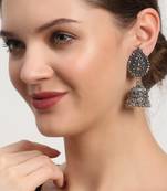 Silver earrings