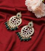 Green earrings
