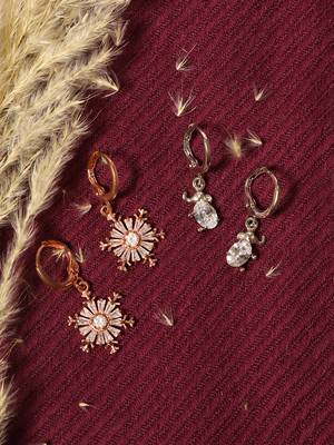 Silver earrings 1