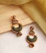Green earrings