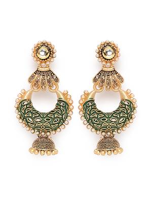 Green earrings 3