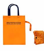 Eco-friendly premium washable Nylon tote bag for Unisex | Shoulder Bags for Unisex(1 Pack Orange tote bag)