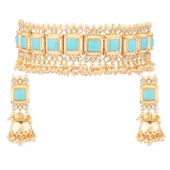 Blue collar-necklace 2