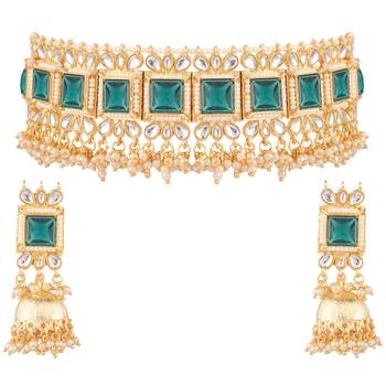 Green collar-necklace 2