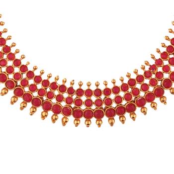 Maroon necklaces 2