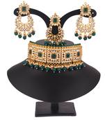 Green collar-necklace