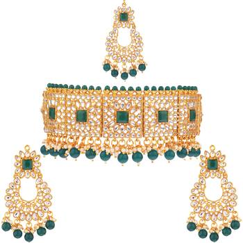 Green collar-necklace 2