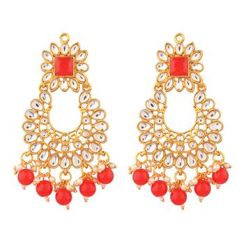 Red collar-necklace 3