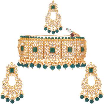 Green collar-necklace 5