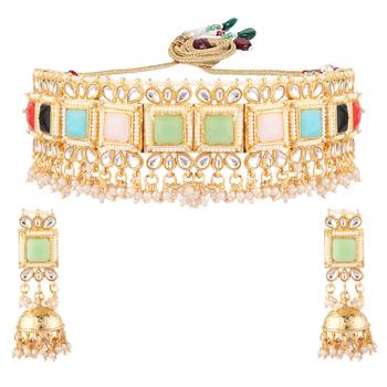 Multicolor collar-necklace 5