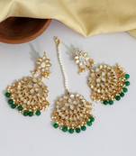 Green danglers-drops