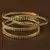 Gold Plated American Diamond Bangles BD585