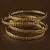 Gold Plated Champagne Stone Embellished American Diamond Bangles BD586
