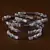 Rhodium Plated Baby Pink Stone Embellished American Diamond Bangles BD590