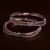 Rose Gold Plated Designer American Diamond Bangles BD591