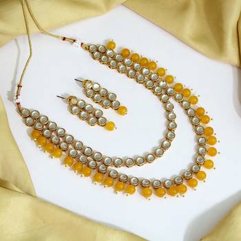 Yellow necklace-sets 1