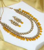 Yellow necklace-sets