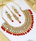Red necklace-sets