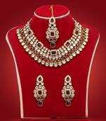 Purple necklace-sets