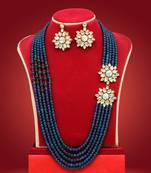 Blue necklace-sets