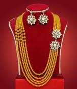 Yellow necklace-sets