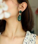 Green earrings