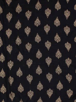 Black plain rayon kurta-suits 5