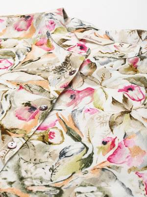 White printed viscose rayon tunics 2