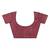 Maroon printed georgette saree with blouse
