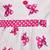 Pink printed polyester kids-frocks