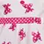 Pink printed polyester kids-frocks