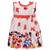 Red printed polyester kids-frocks