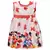 Red printed polyester kids-frocks