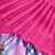 Pink printed polyester kids-frocks